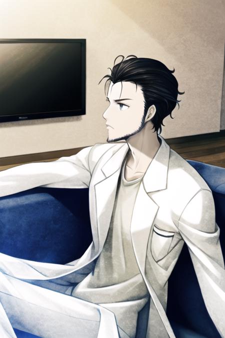 10046-2310975881-best quality, masterpiece, 1boy hukestyle, okaberintarou, hair slicked back, black hair, facial hair, lab coat, living room, sol.png